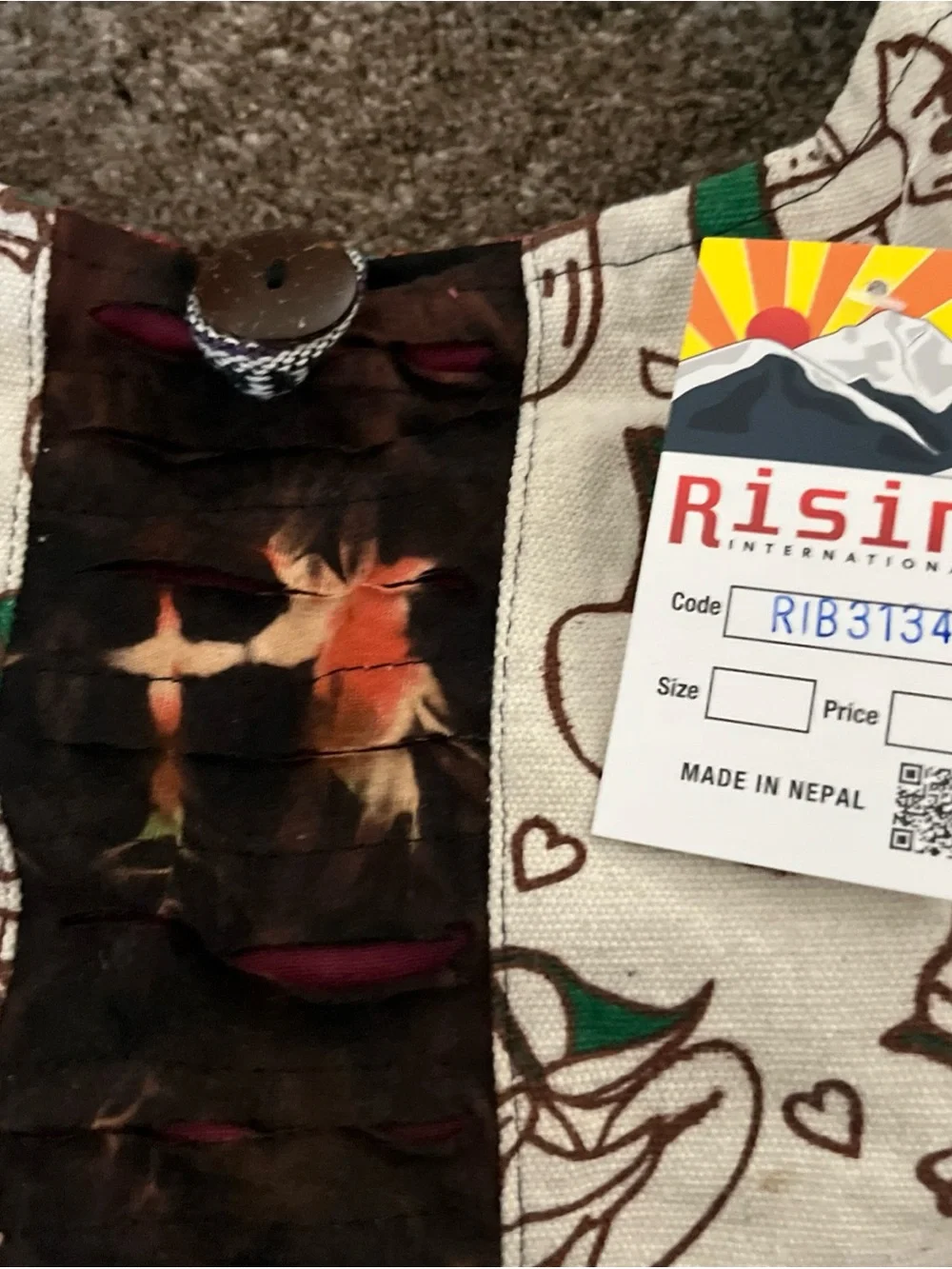 N/A multicolor boho